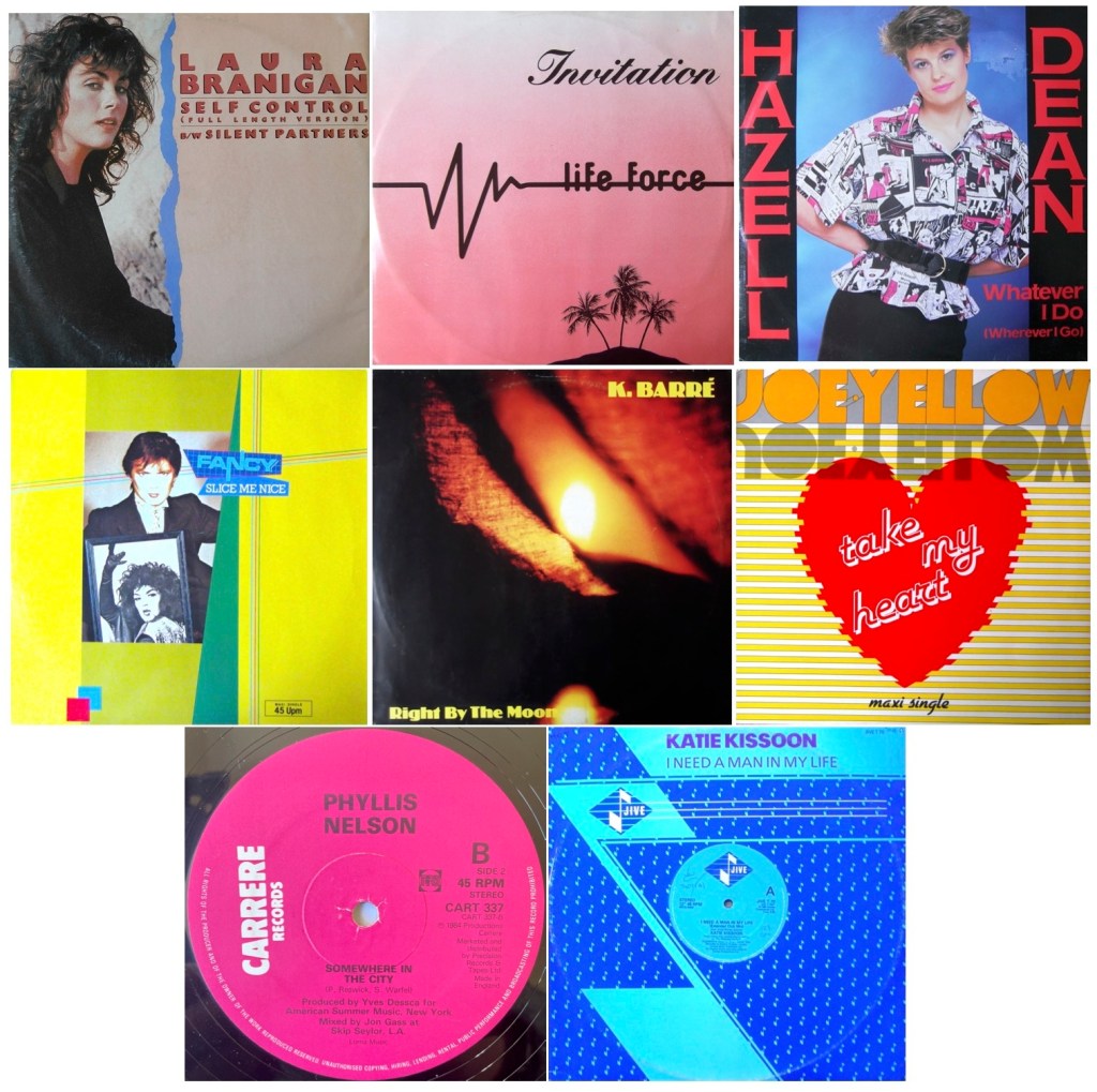 Hi-NRG & Italo Disco Charts 14th July 1984: Hazell Dean, Life Force, Katie Kissoon, Phyllis Nelson, Laura Branigan, K. Barré, Fancy & Joe&nbsp;Yellow