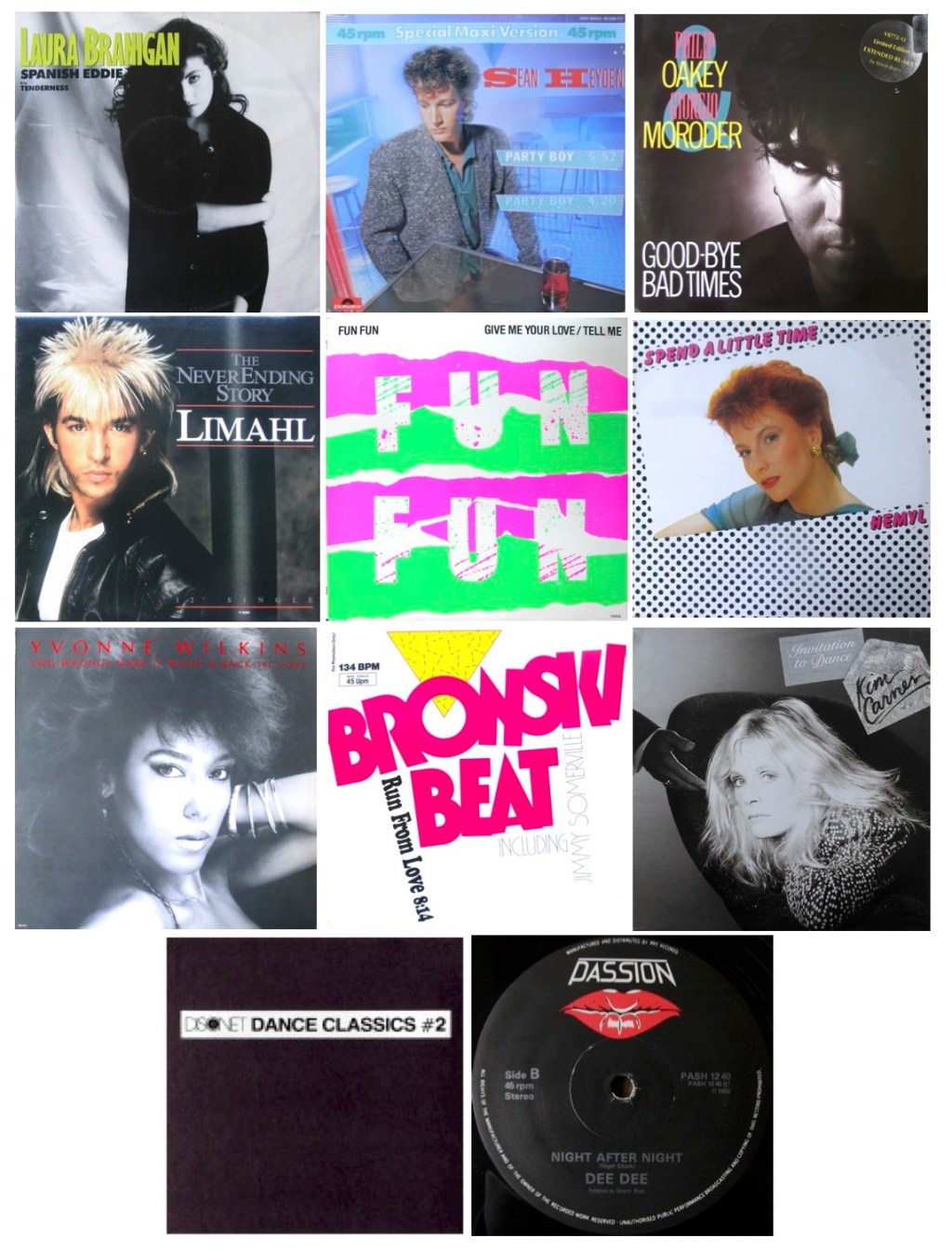 DANCE MUSIC REPORT 1985 YEAR END Hi-NRG TOP&nbsp;80