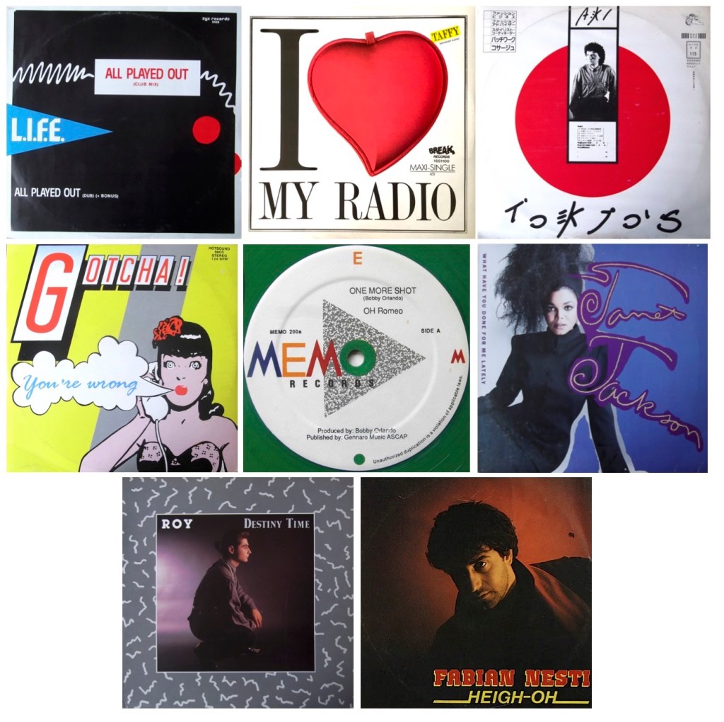 Eurobeat, Hi-NRG & Italo Disco Charts 15th March 1986: Roy, Oh Romeo, Taffy, Fabian Nesti, Aki, Gotcha, Janet Jackson &&nbsp;L.I.F.E