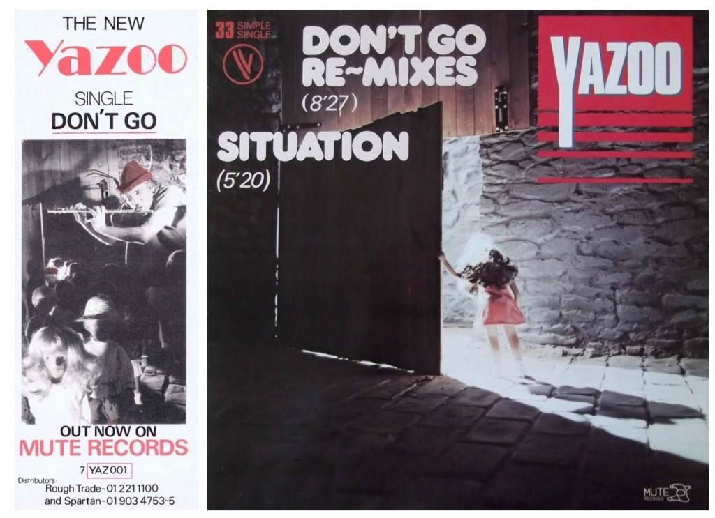 Boystown Disco Chart 21st August 1982:&nbsp;Yazoo