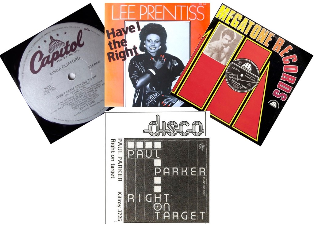 Boystown Disco Charts 2nd & 3rd October 1982: Lee Prentis, Linda Clifford & Paul&nbsp;Parker
