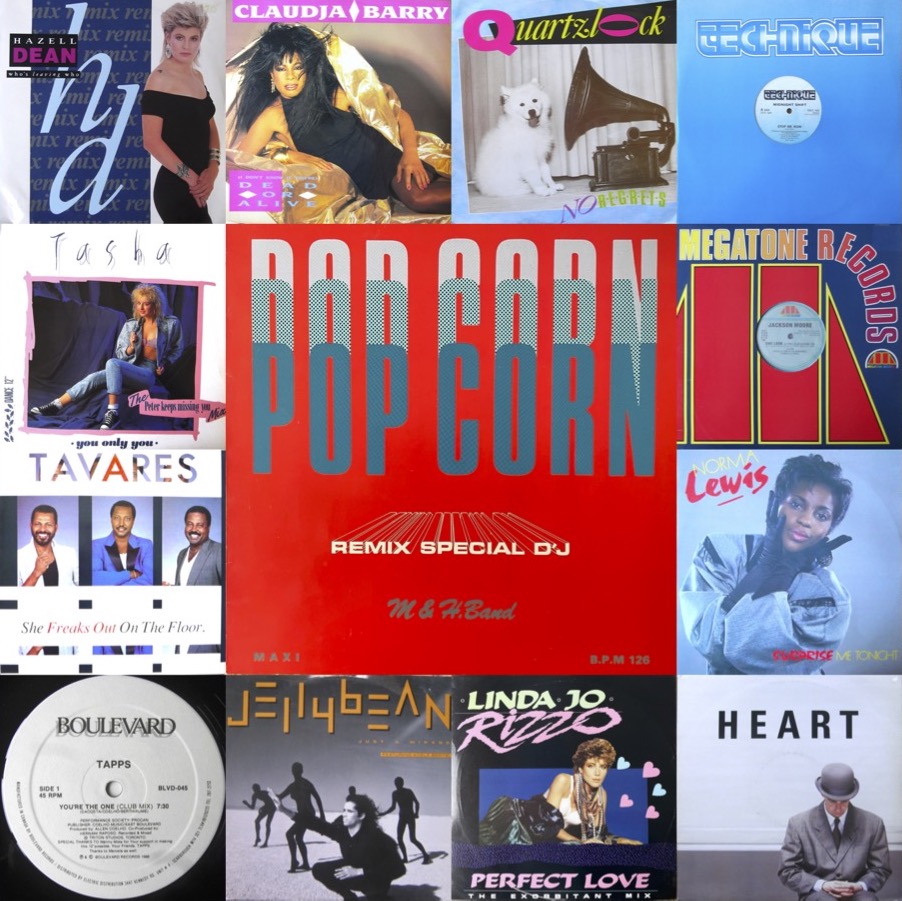 ALTERNATIVE HI-NRG CHART SPRING/SUMMER 1988: Blue Moderne, Sandra Edwards &&nbsp;Sylve