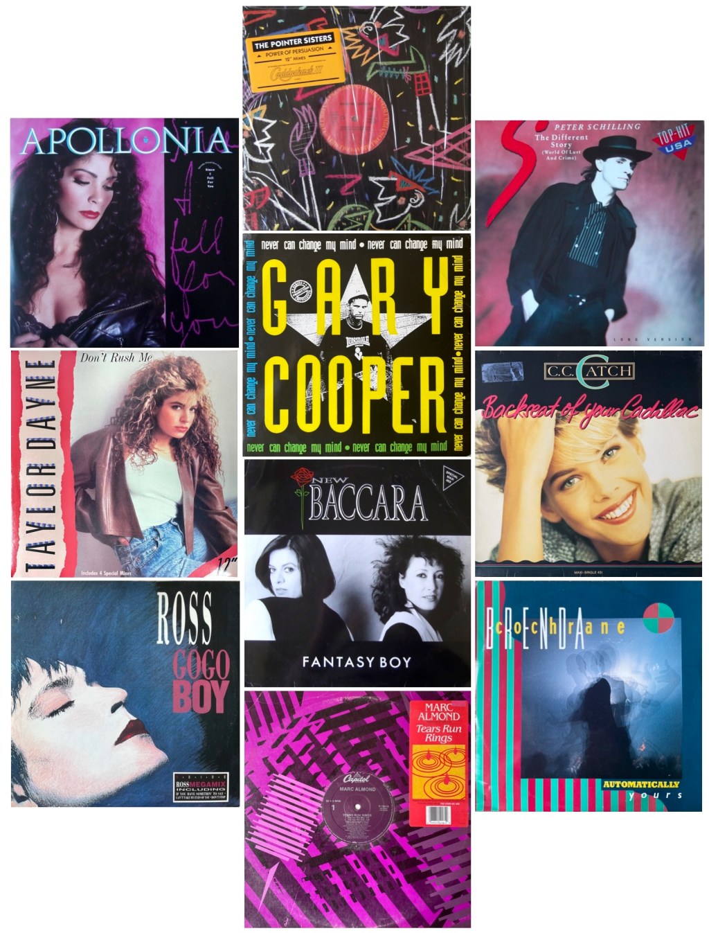 Hi-NRG & Italo Disco Charts 26th November 1988: C. C. Catch, Taylor Dayne, Pointer Sisters, New Baccara, Brenda Cochrane, Gary Cooper, Ross, Peter Schilling, Marc Almond &&nbsp;Apollonia